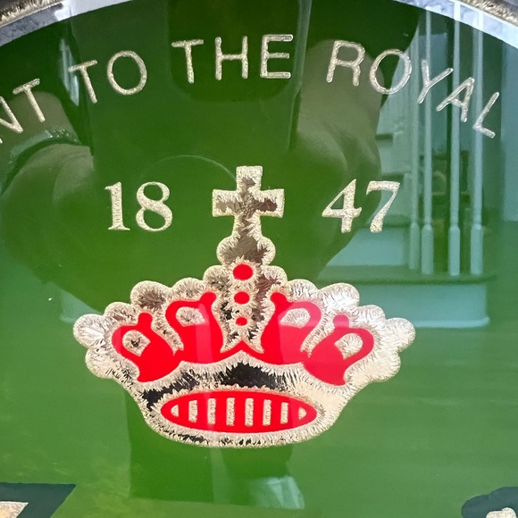 Vintage Carlsberg Beer Sign Mirror with Wood Frame Copenhagen - Picture 3 of 8